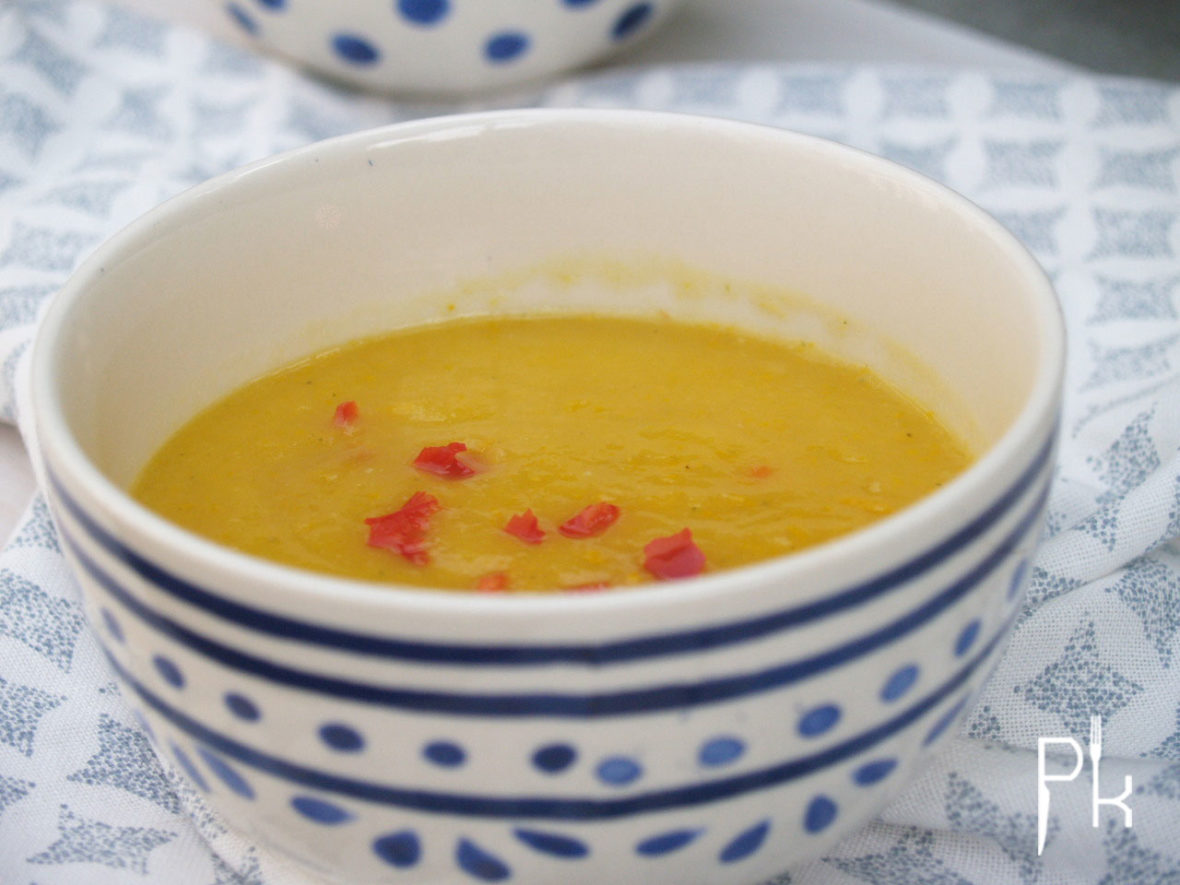 gele courgette soep