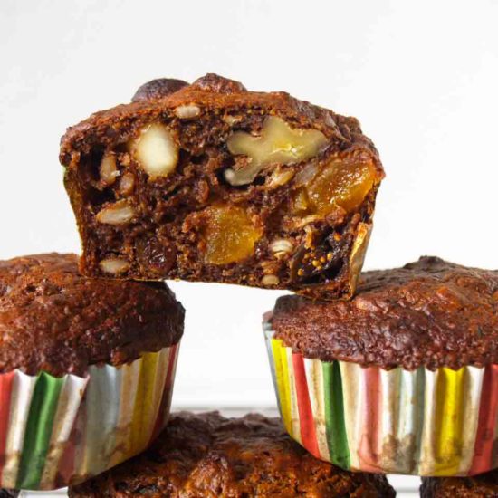 power muffin met vijgen en dadels