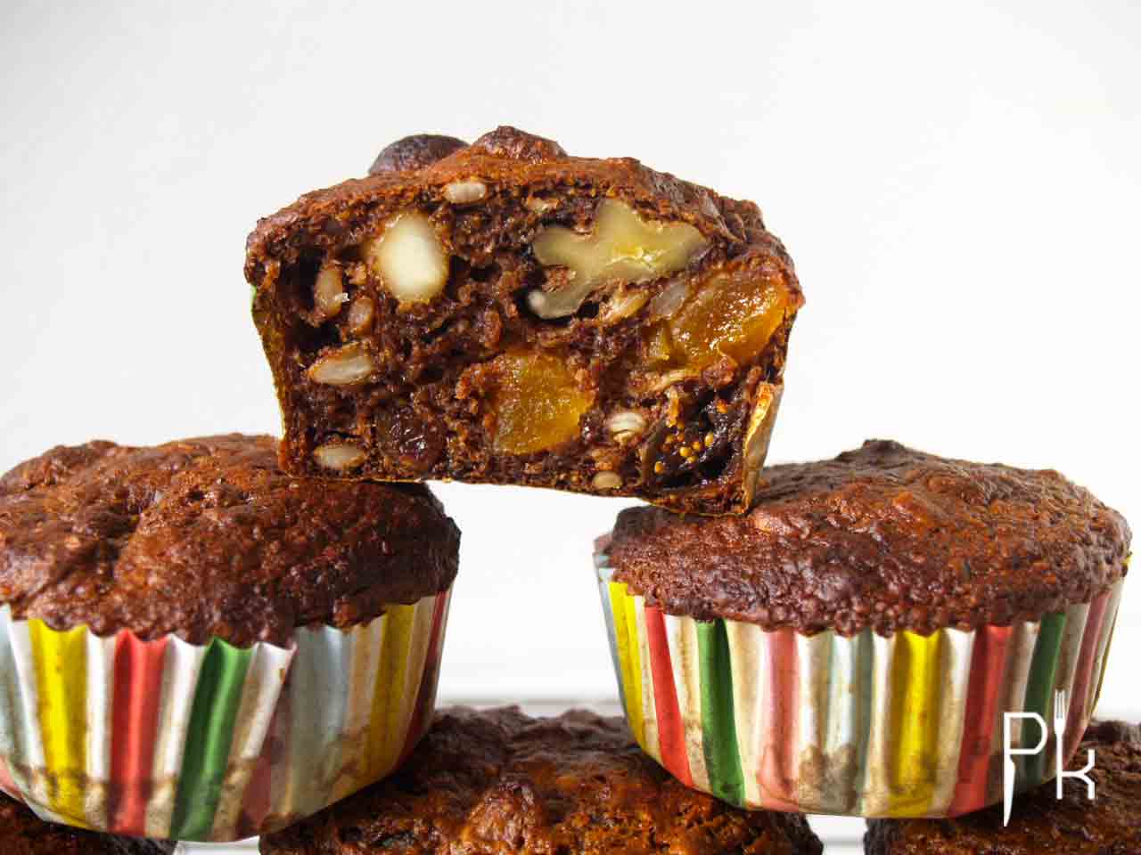 power muffin met vijgen en dadels